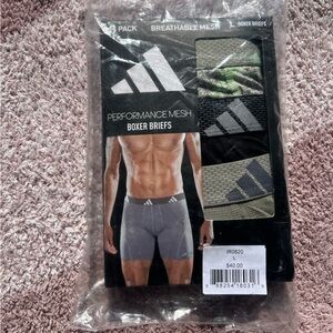 Adidas Performance Mesh Boxer Briefs, 3-Pack